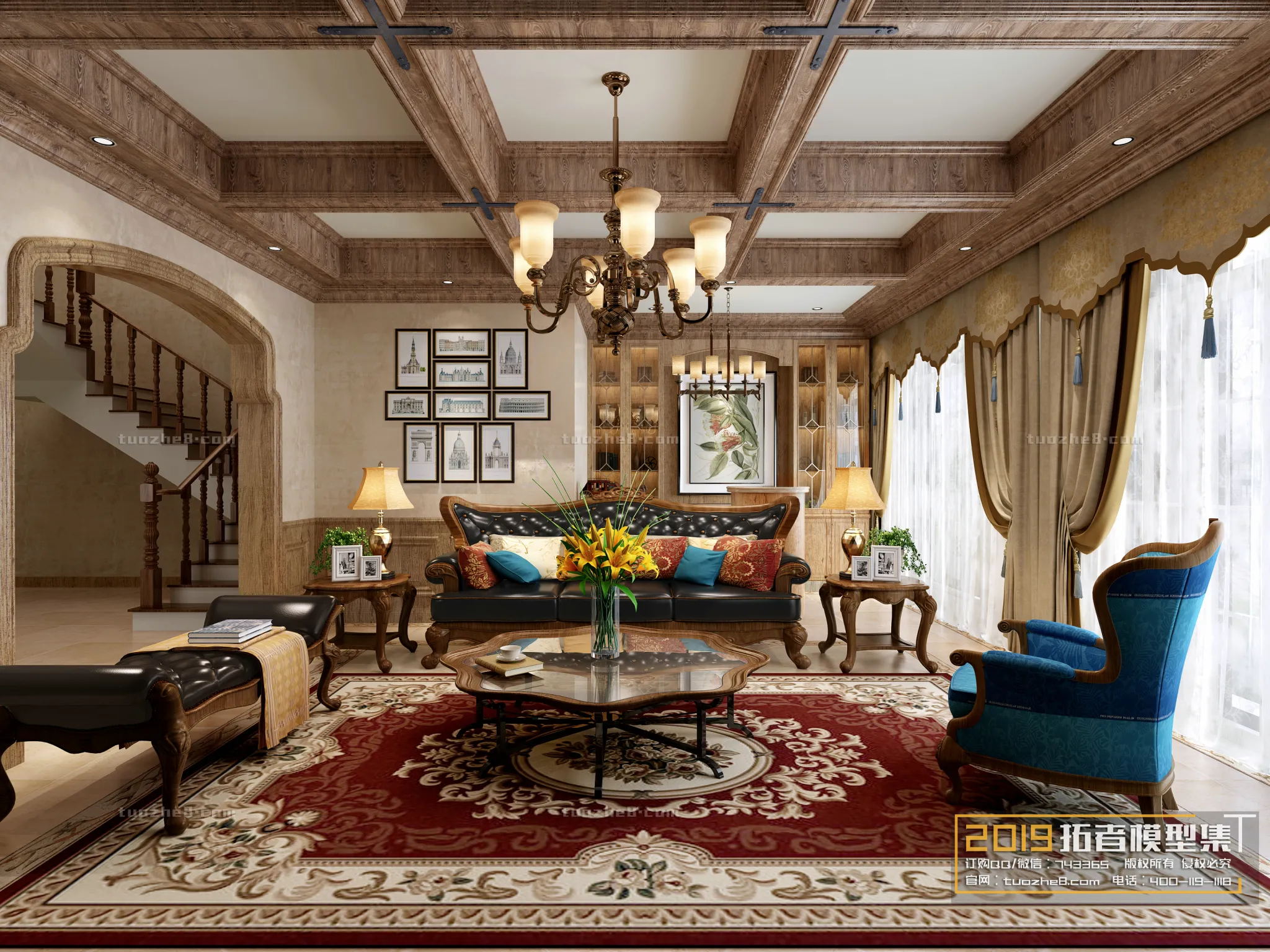 Extension Interior – LINGVING ROOM – AMERICAN STYLES – 009 Extension Interior – LINGVING ROOM – AMERICAN STYLES – 009