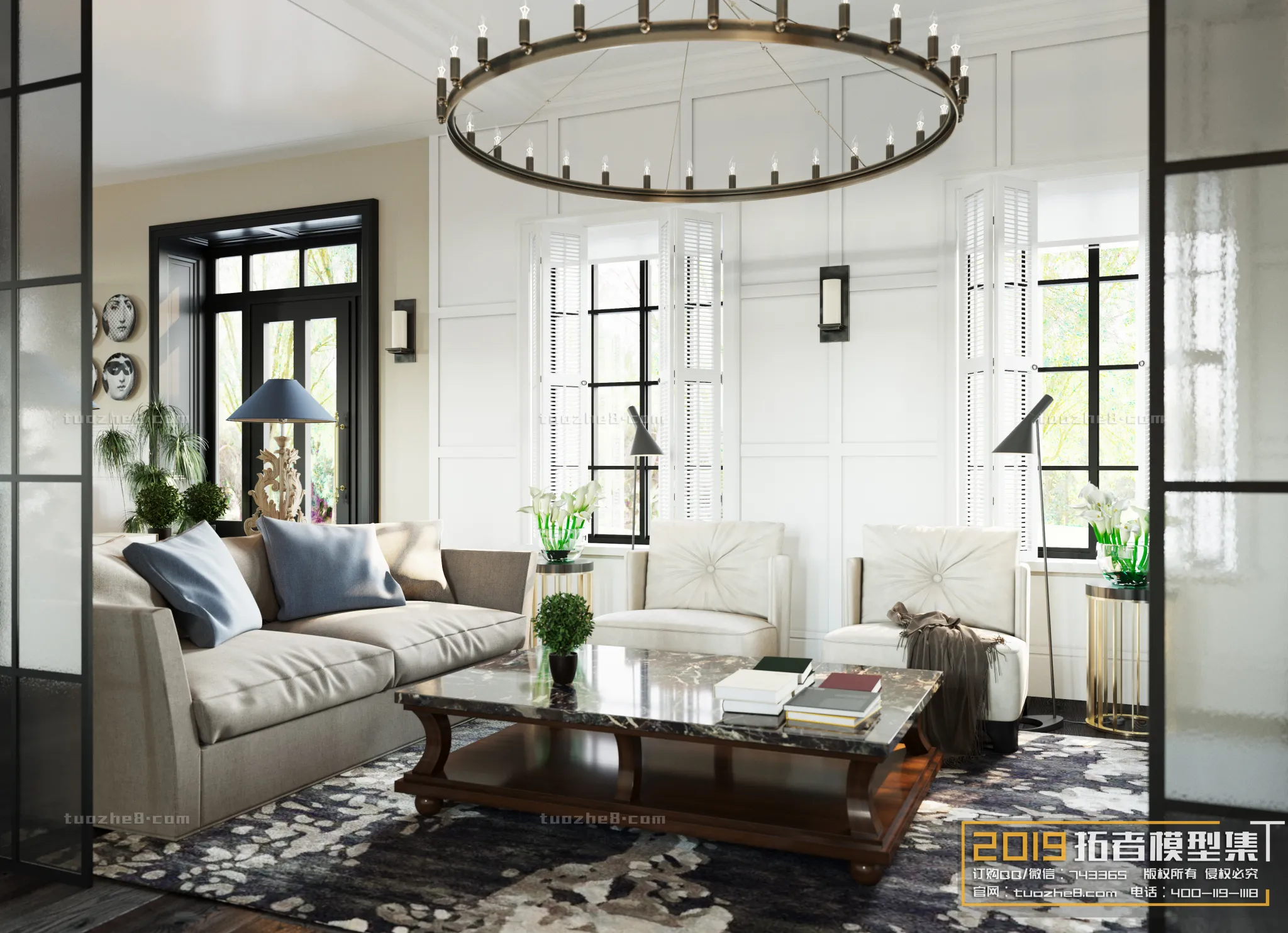 Extension Interior – LINGVING ROOM – AMERICAN STYLES – 014 Extension Interior – LINGVING ROOM – AMERICAN STYLES – 014