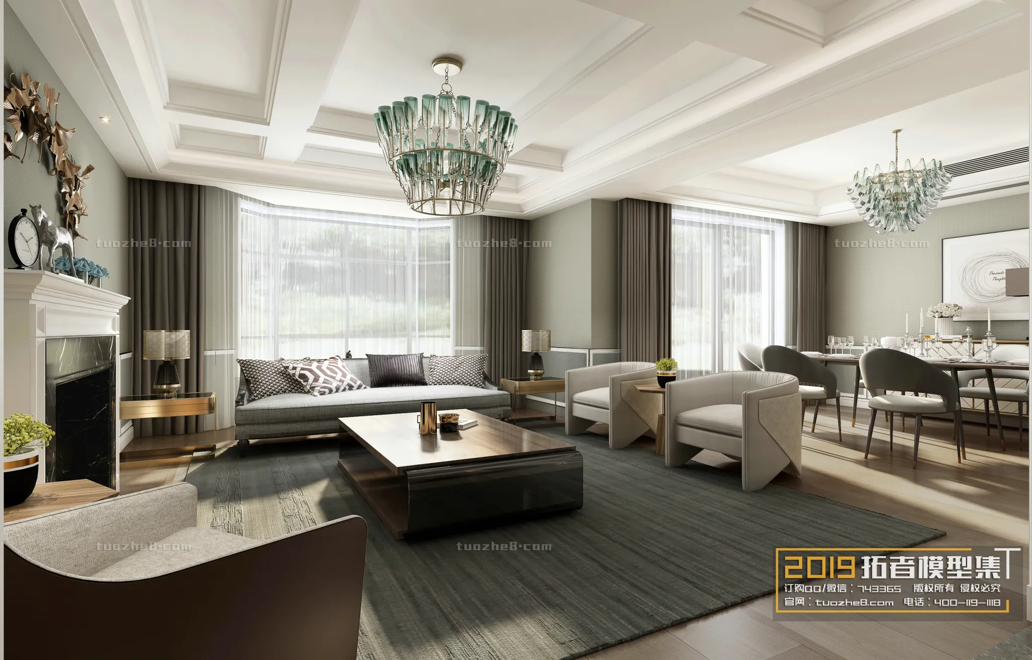 Extension Interior – LINGVING ROOM – AMERICAN STYLES – 016 Extension Interior – LINGVING ROOM – AMERICAN STYLES – 016