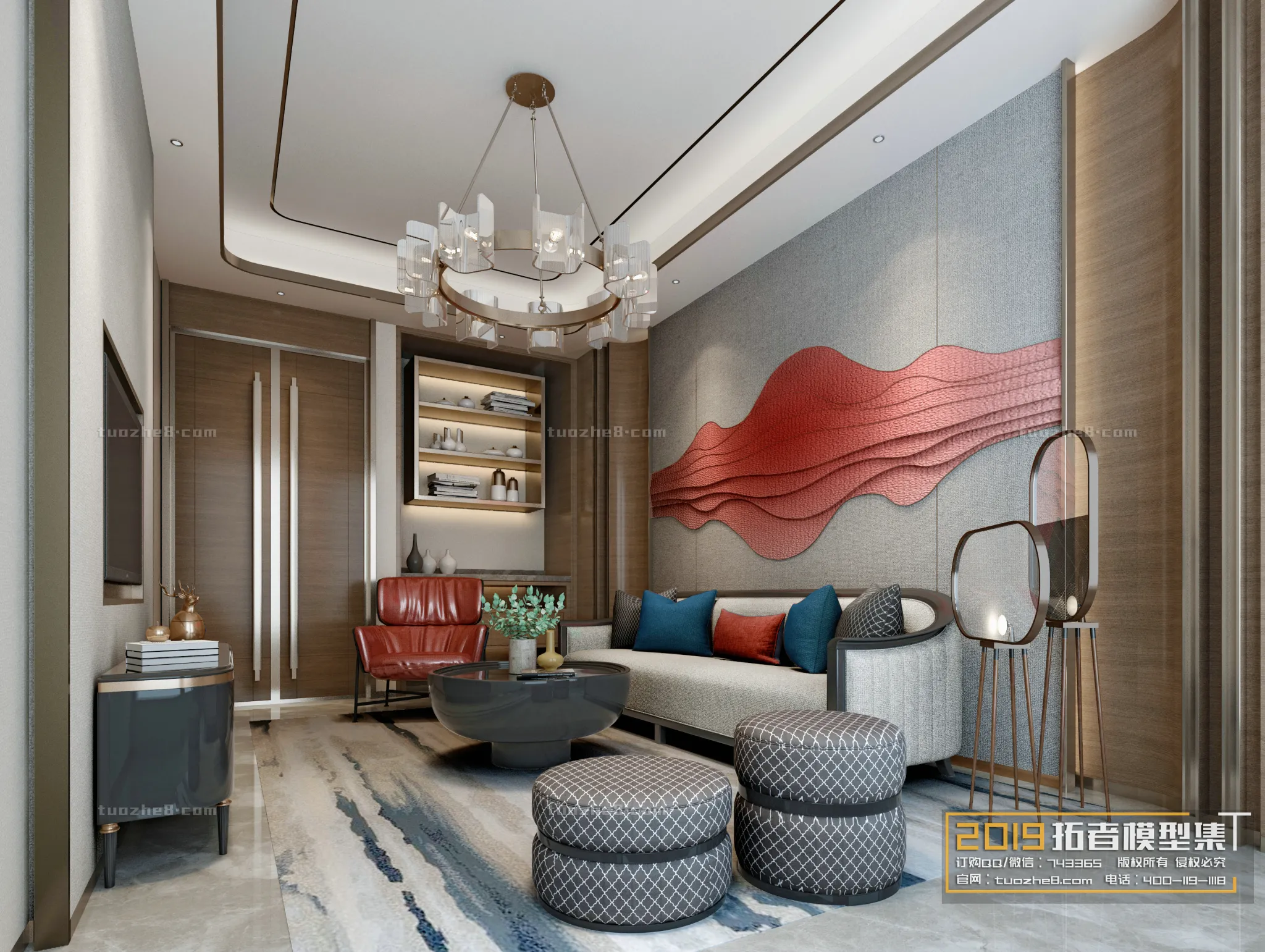 Extension Interior – LINGVING ROOM – CHINESE STYLES – 002