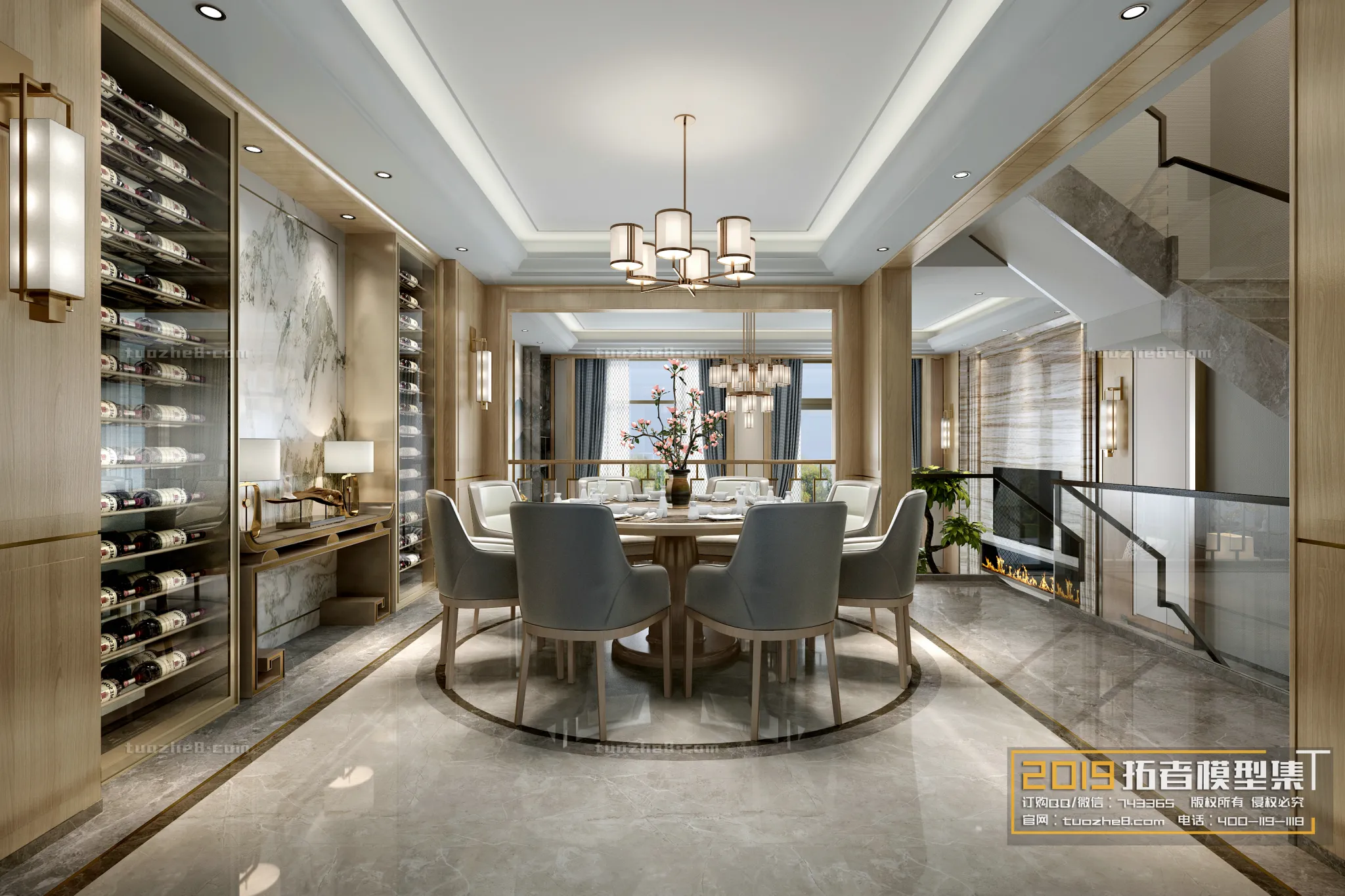 Extension Interior – LINGVING ROOM – CHINESE STYLES – 005