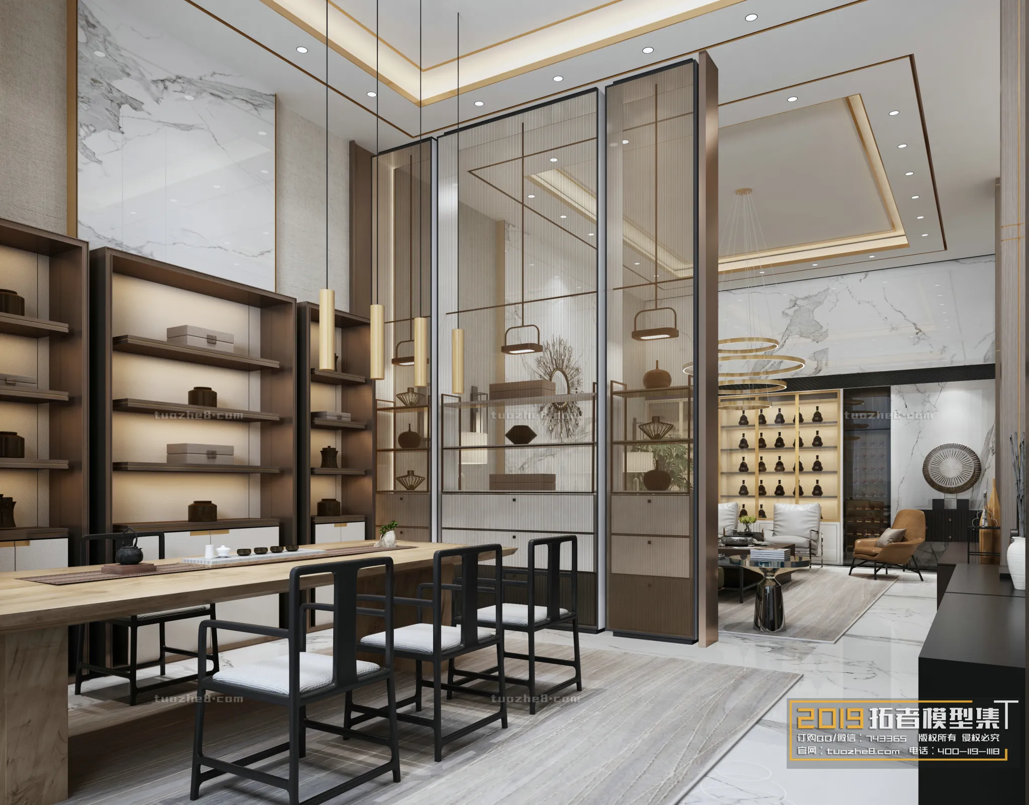 Extension Interior – LINGVING ROOM – CHINESE STYLES – 006