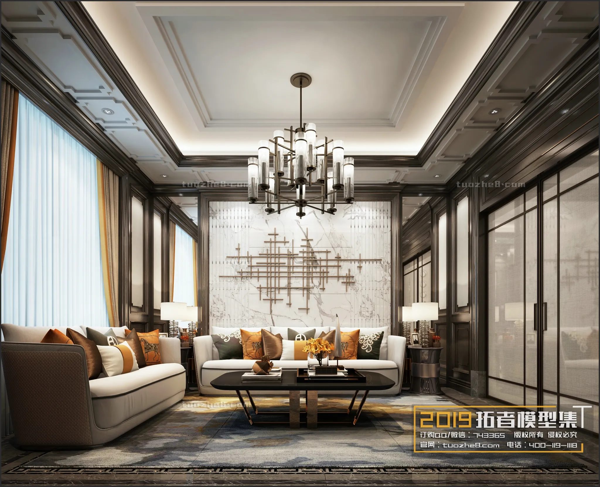 Extension Interior – LINGVING ROOM – CHINESE STYLES – 022