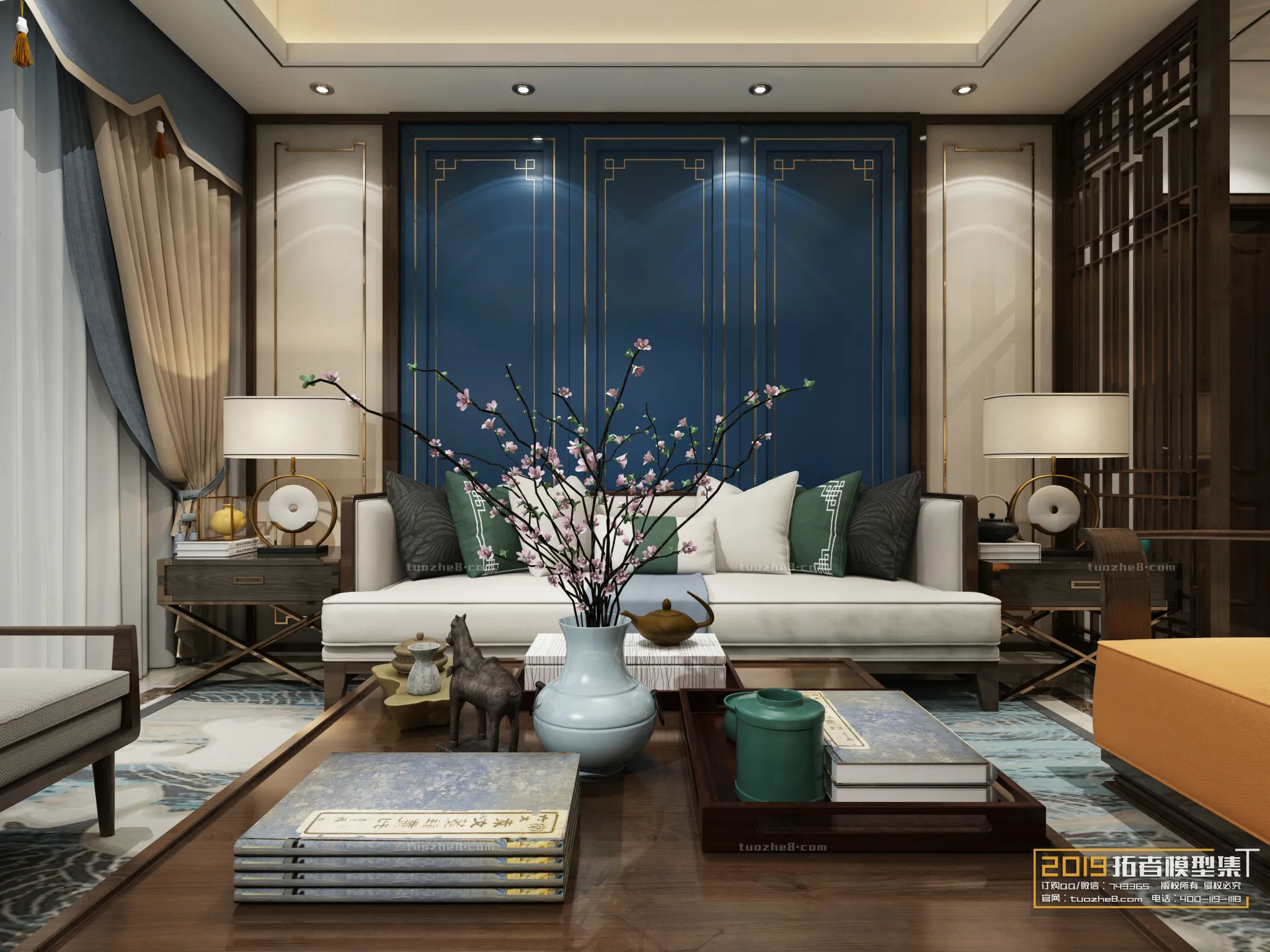 Extension Interior – LINGVING ROOM – CHINESE STYLES – 065 Extension Interior – LINGVING ROOM – CHINESE STYLES – 065