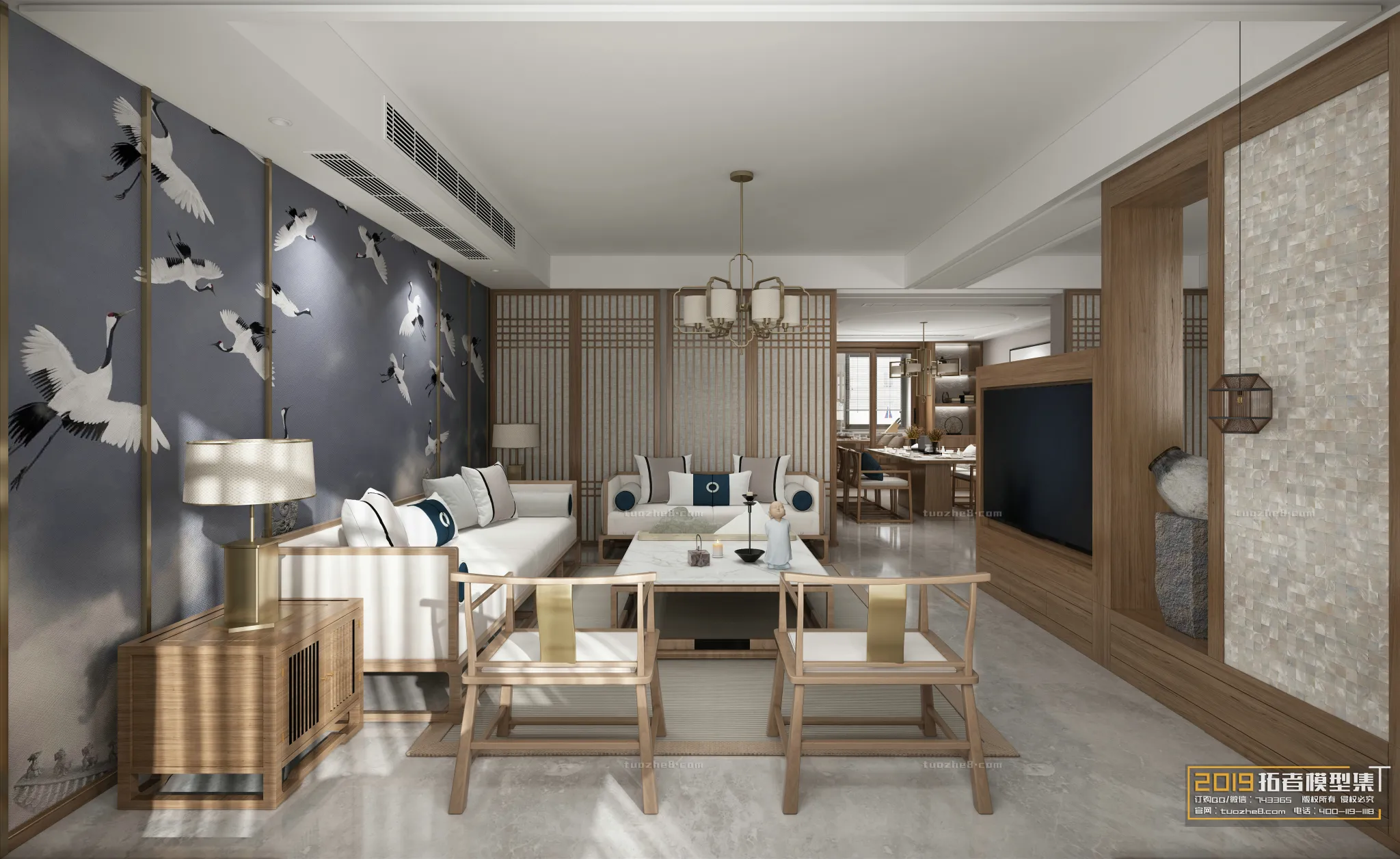 Extension Interior – LINGVING ROOM – CHINESE STYLES – 068 Extension Interior – LINGVING ROOM – CHINESE STYLES – 068