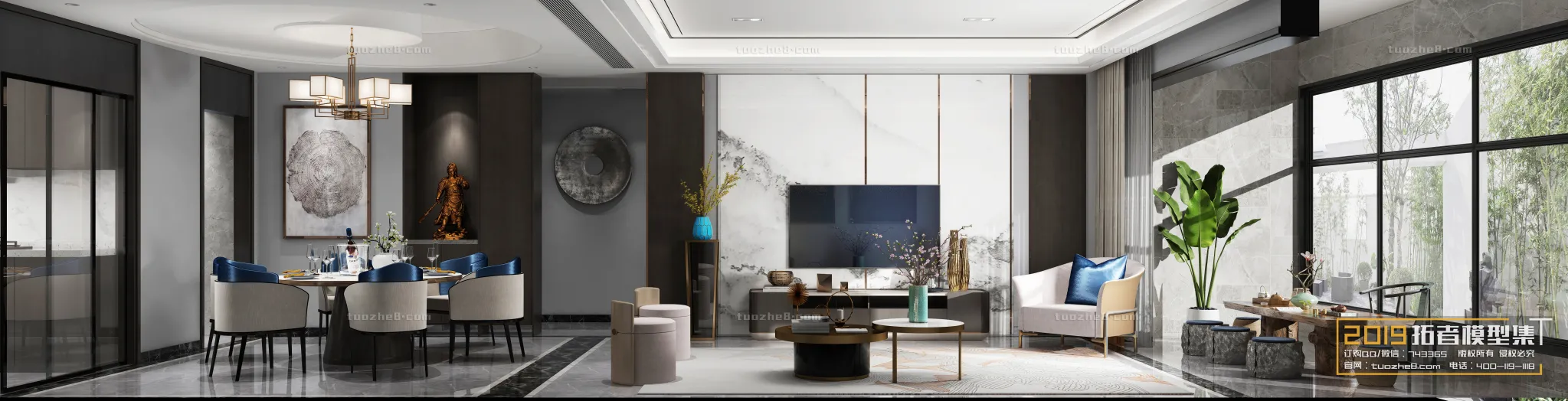 Extension Interior – LINGVING ROOM – CHINESE STYLES – 070 Extension Interior – LINGVING ROOM – CHINESE STYLES – 070