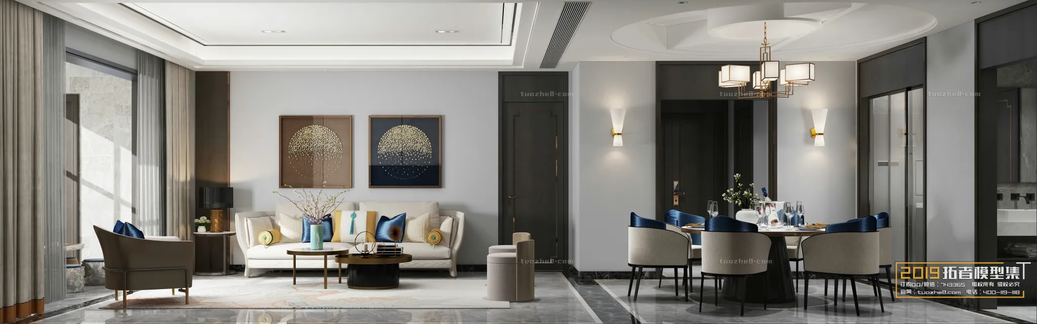 Extension Interior – LINGVING ROOM – CHINESE STYLES – 071 Extension Interior – LINGVING ROOM – CHINESE STYLES – 071