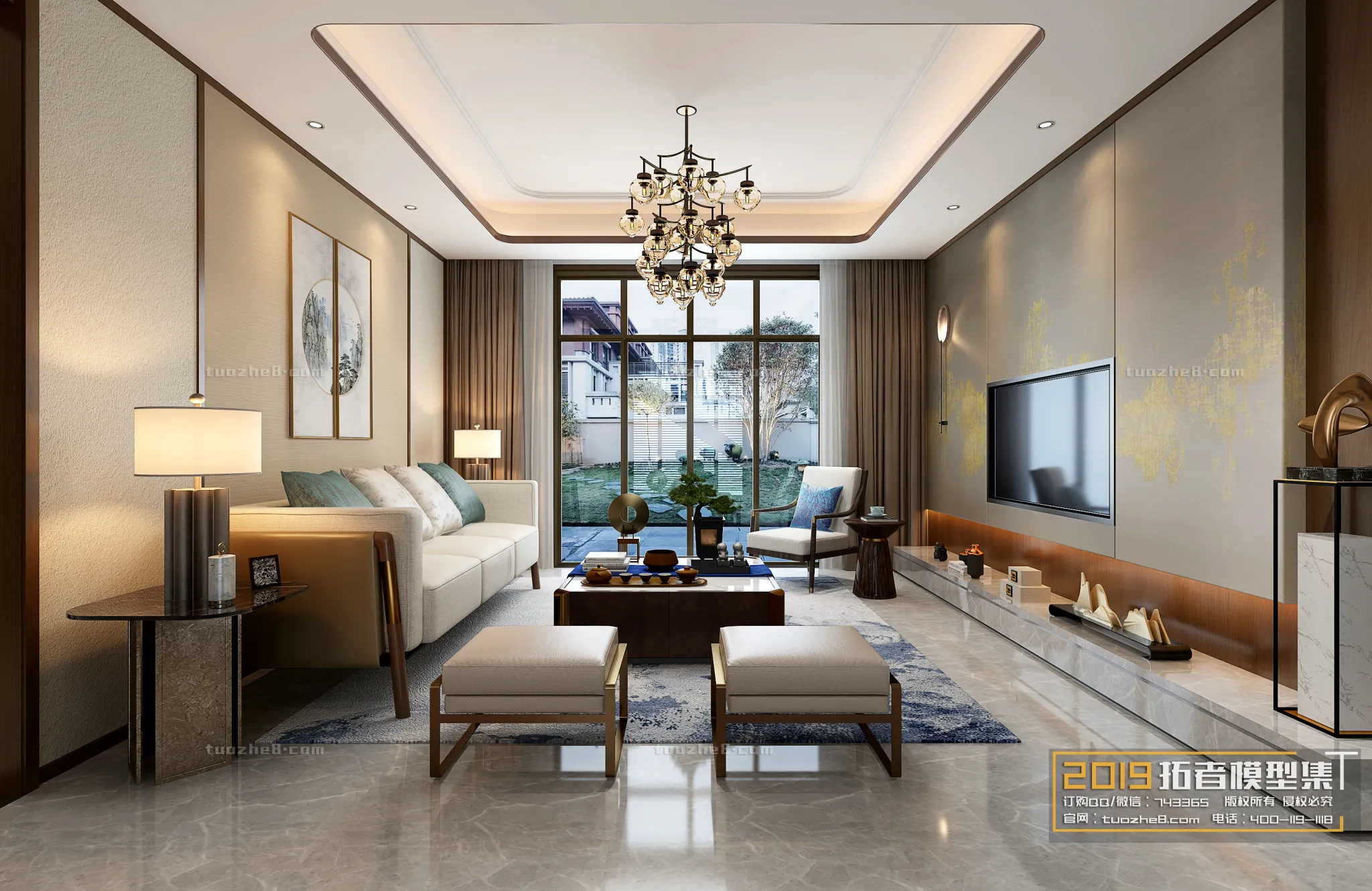 Extension Interior – LINGVING ROOM – CHINESE STYLES – 079 Extension Interior – LINGVING ROOM – CHINESE STYLES – 079