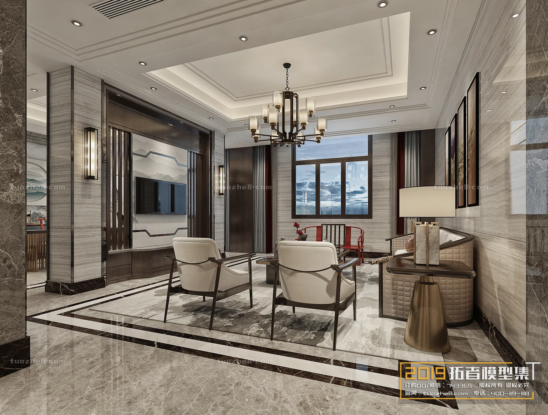 Extension Interior – LINGVING ROOM – CHINESE STYLES – 083 Extension Interior – LINGVING ROOM – CHINESE STYLES – 083