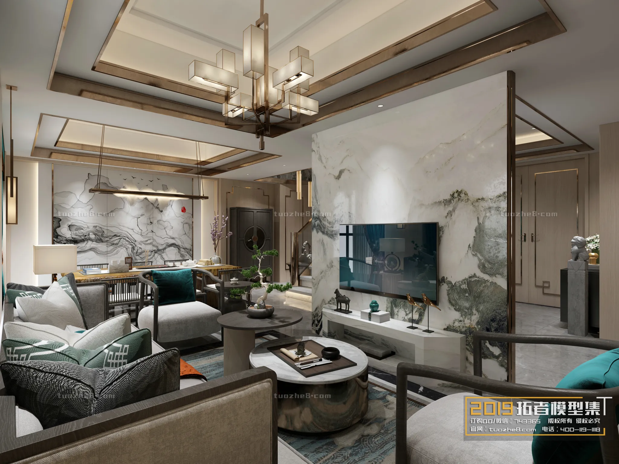 Extension Interior – LINGVING ROOM – CHINESE STYLES – 092 Extension Interior – LINGVING ROOM – CHINESE STYLES – 092