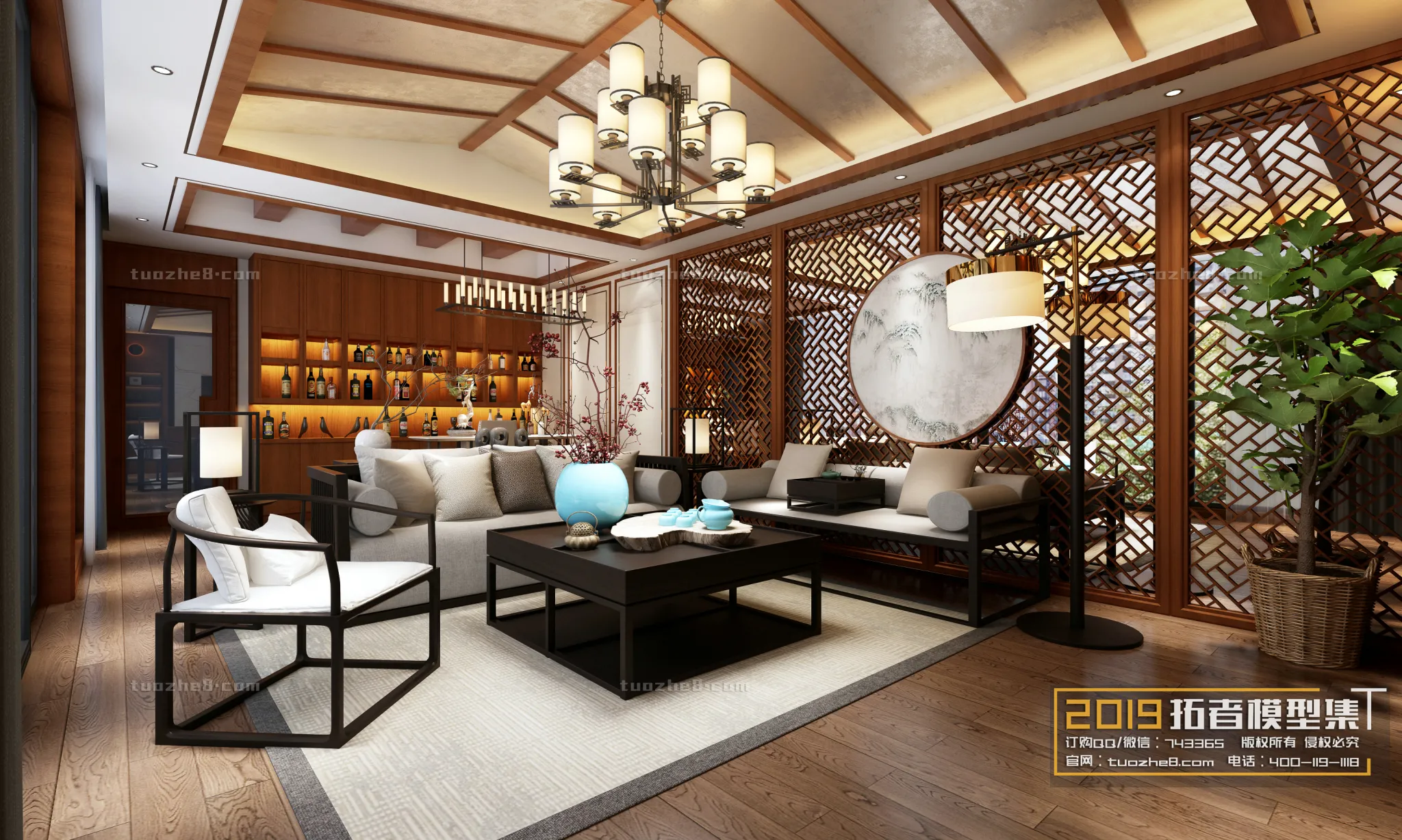 Extension Interior – LINGVING ROOM – CHINESE STYLES – 095 Extension Interior – LINGVING ROOM – CHINESE STYLES – 095