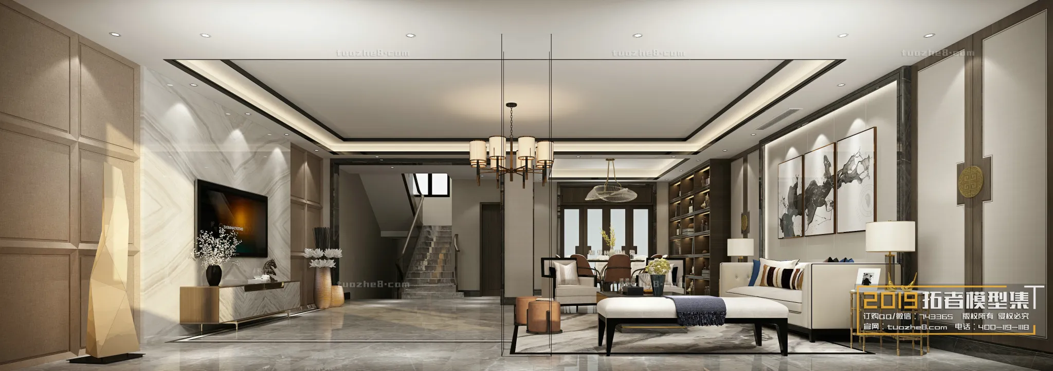 Extension Interior – LINGVING ROOM – CHINESE STYLES – 098 Extension Interior – LINGVING ROOM – CHINESE STYLES – 098