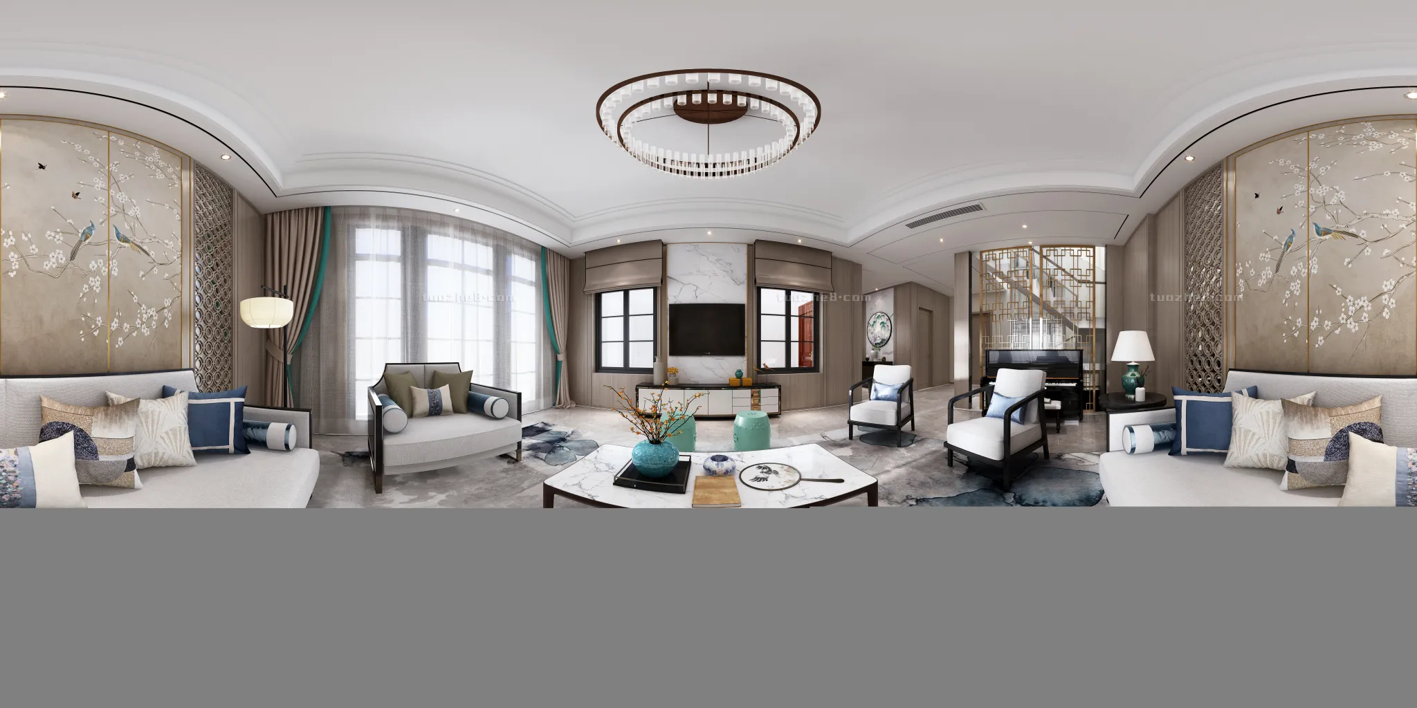 Extension Interior – LINGVING ROOM – CHINESE STYLES – 109 Extension Interior – LINGVING ROOM – CHINESE STYLES – 109