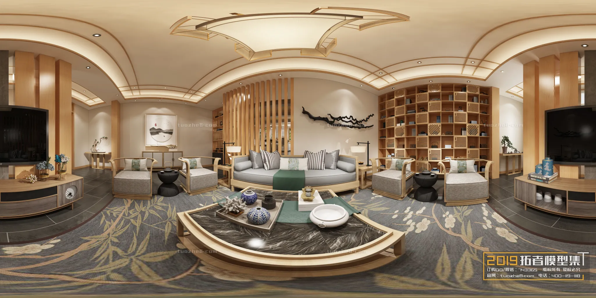 Extension Interior – LINGVING ROOM – CHINESE STYLES – 118 Extension Interior – LINGVING ROOM – CHINESE STYLES – 118