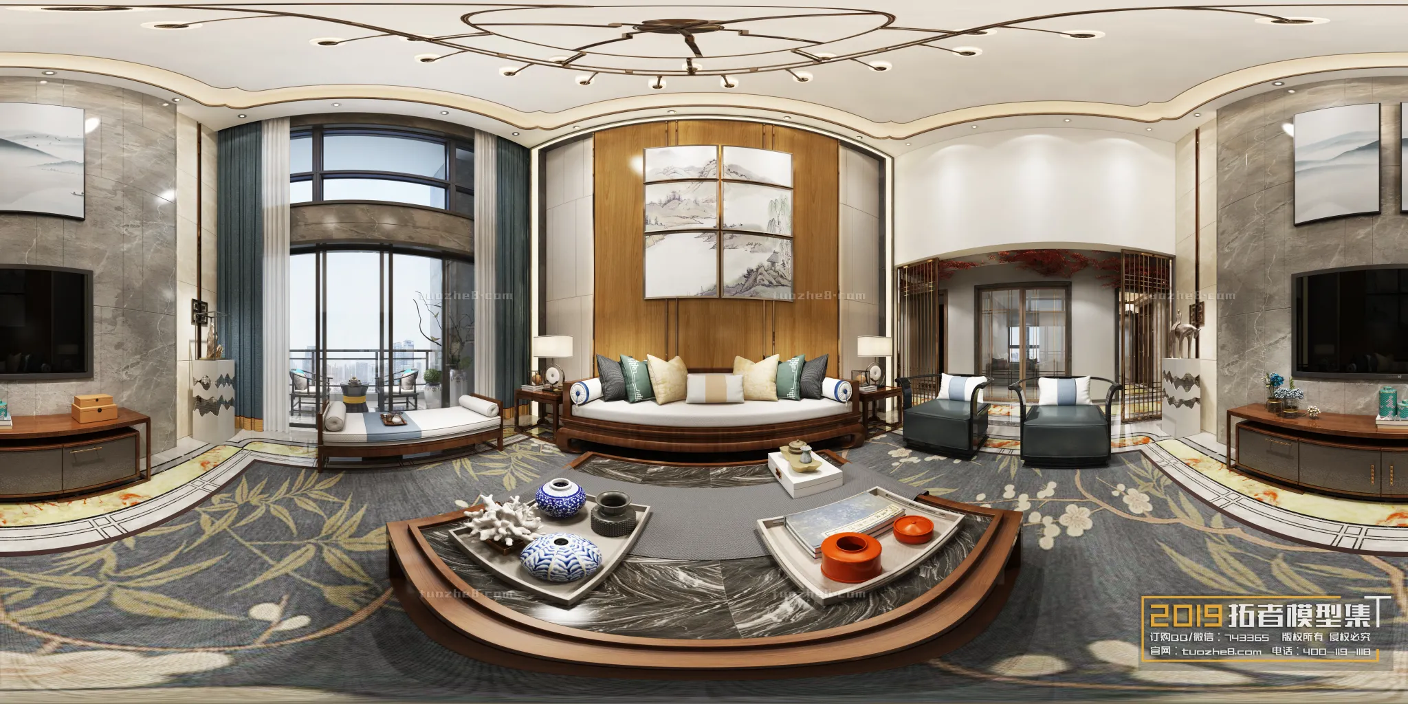 Extension Interior – LINGVING ROOM – CHINESE STYLES – 122 Extension Interior – LINGVING ROOM – CHINESE STYLES – 122