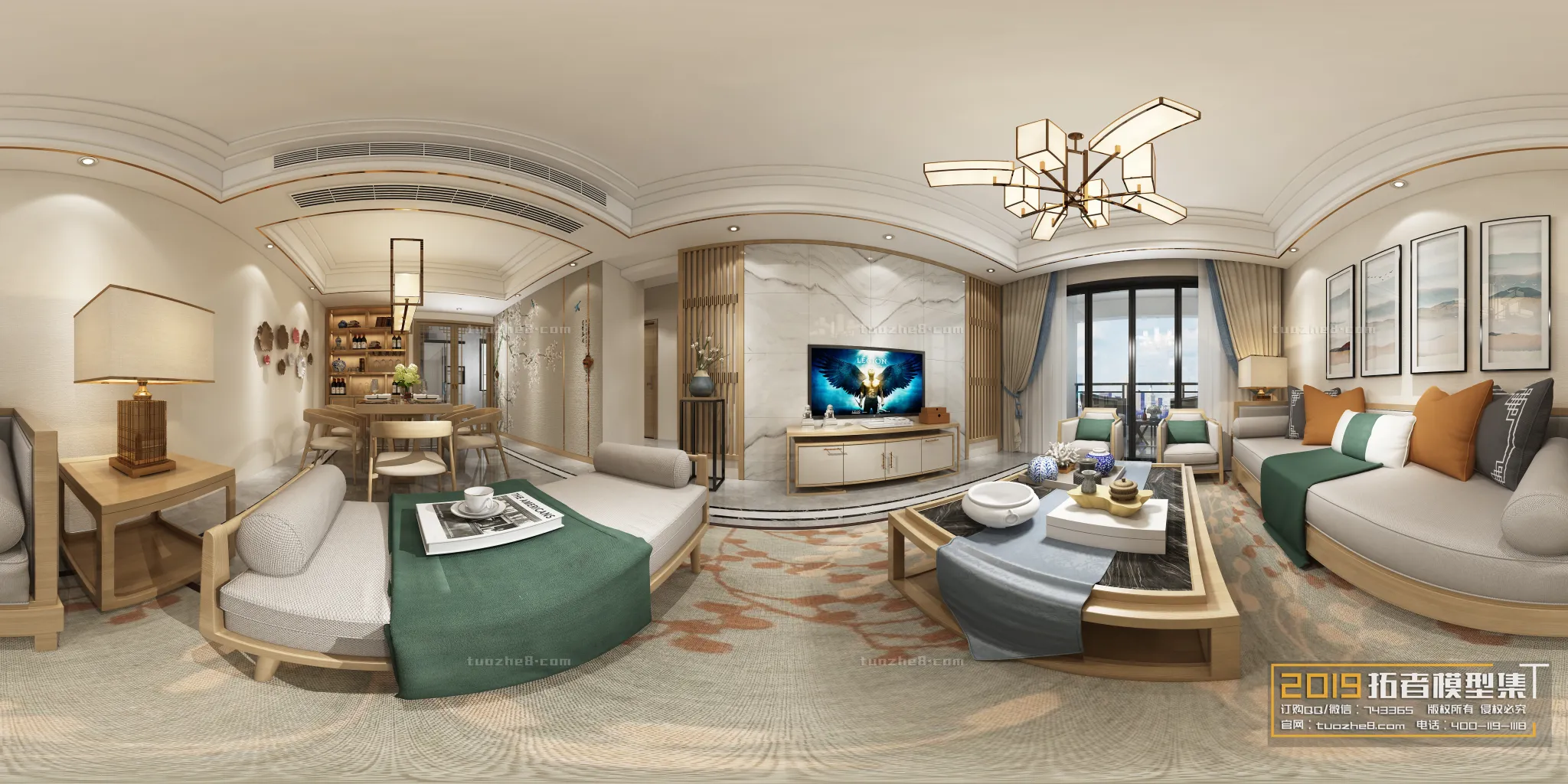 Extension Interior – LINGVING ROOM – CHINESE STYLES – 126 Extension Interior – LINGVING ROOM – CHINESE STYLES – 126