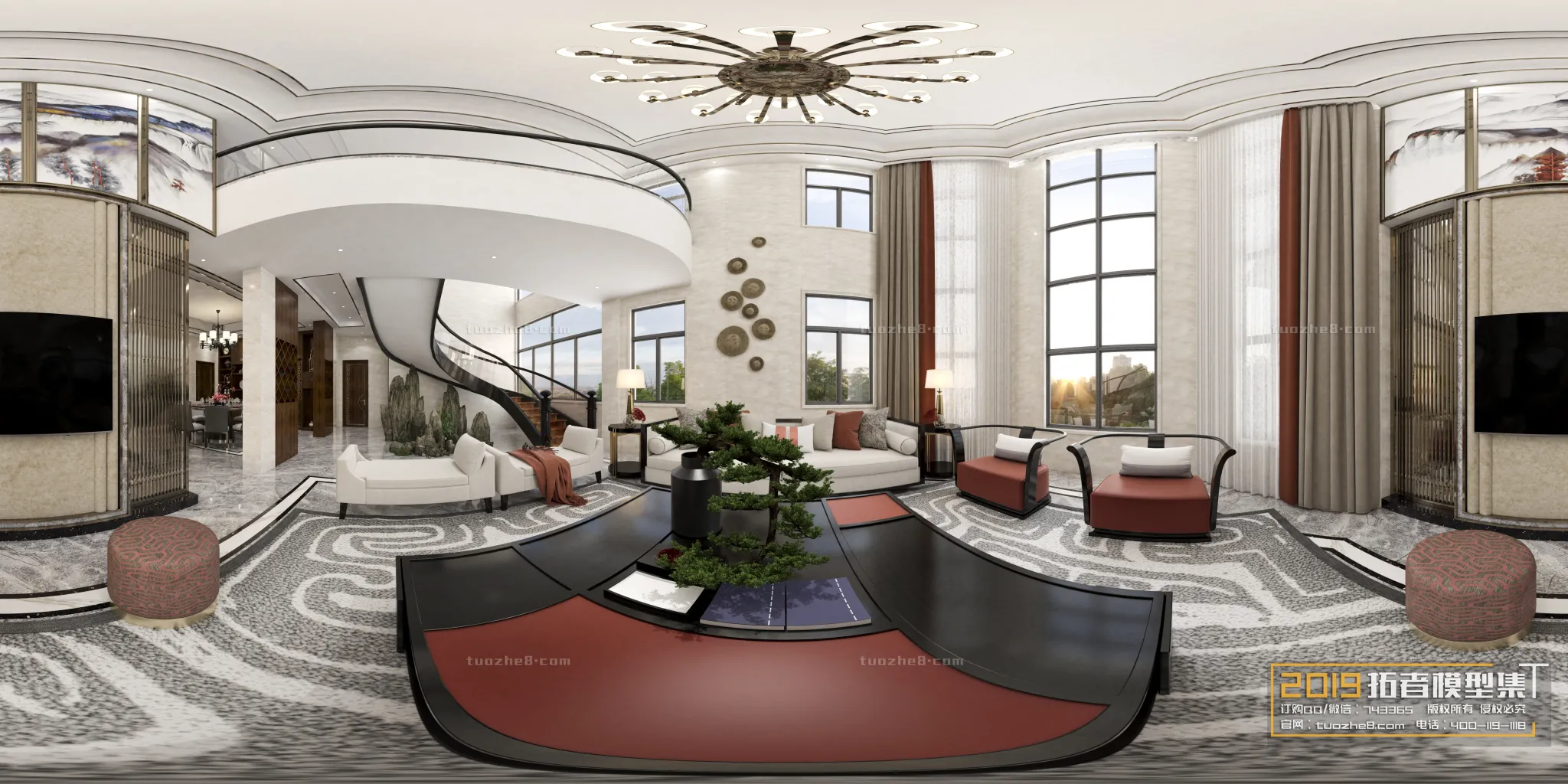 Extension Interior – LINGVING ROOM – CHINESE STYLES – 128 Extension Interior – LINGVING ROOM – CHINESE STYLES – 128