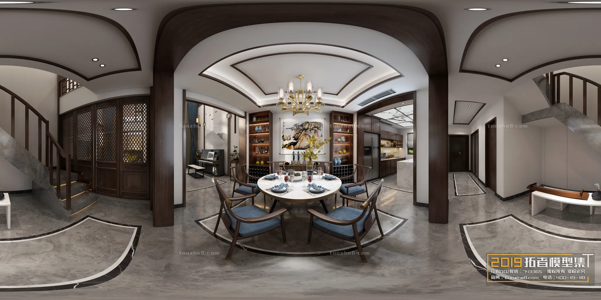 Extension Interior – LINGVING ROOM – CHINESE STYLES – 129 Extension Interior – LINGVING ROOM – CHINESE STYLES – 129