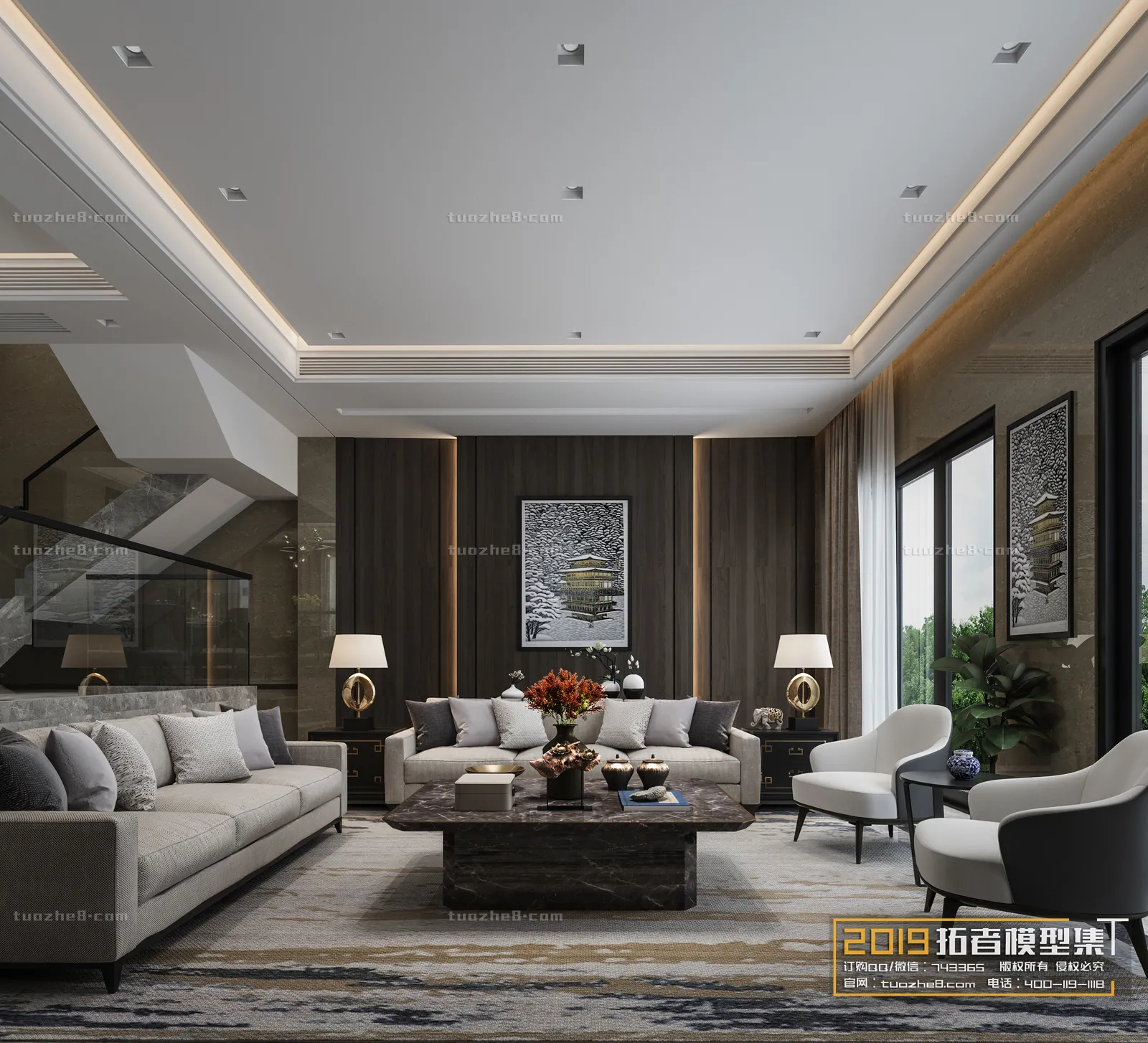 Extension Interior – LINGVING ROOM – CHINESE STYLES – 85 Extension Interior – LINGVING ROOM – CHINESE STYLES – 85