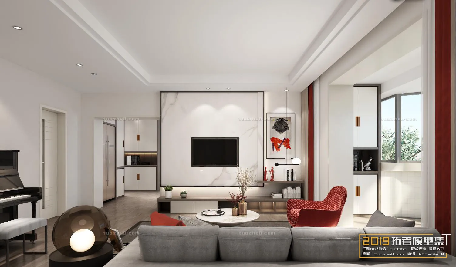 Extension Interior – LINGVING ROOM – MODERN STYLES – 031