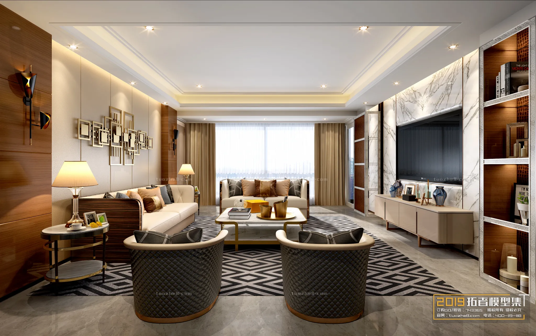 Extension Interior – LINGVING ROOM – MODERN STYLES – 073