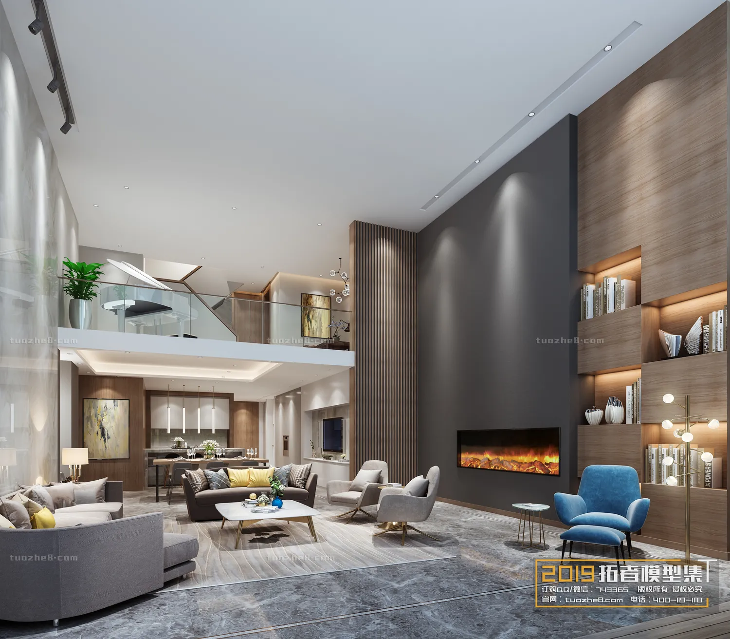 Extension Interior – LINGVING ROOM – MODERN STYLES – 130