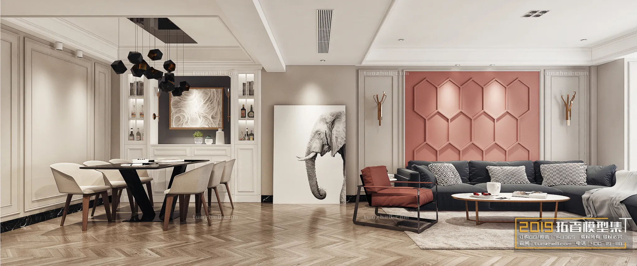 Extension Interior – LINGVING ROOM – NORDIC STYLES – 002