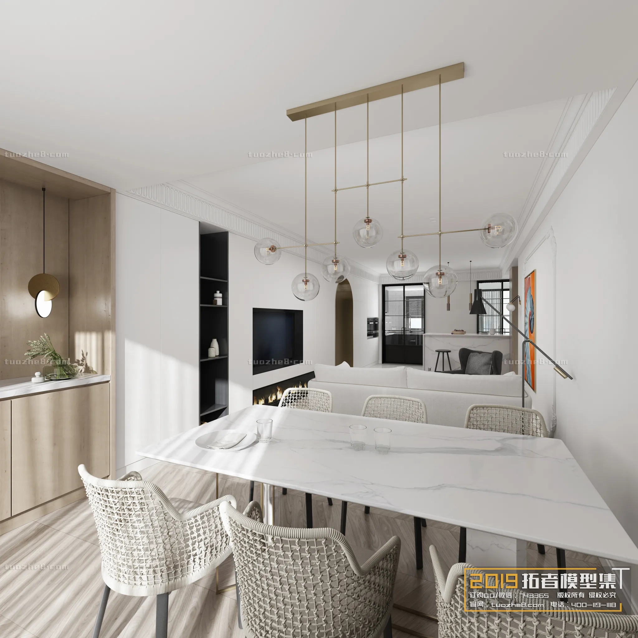 Extension Interior – LINGVING ROOM – NORDIC STYLES – 004