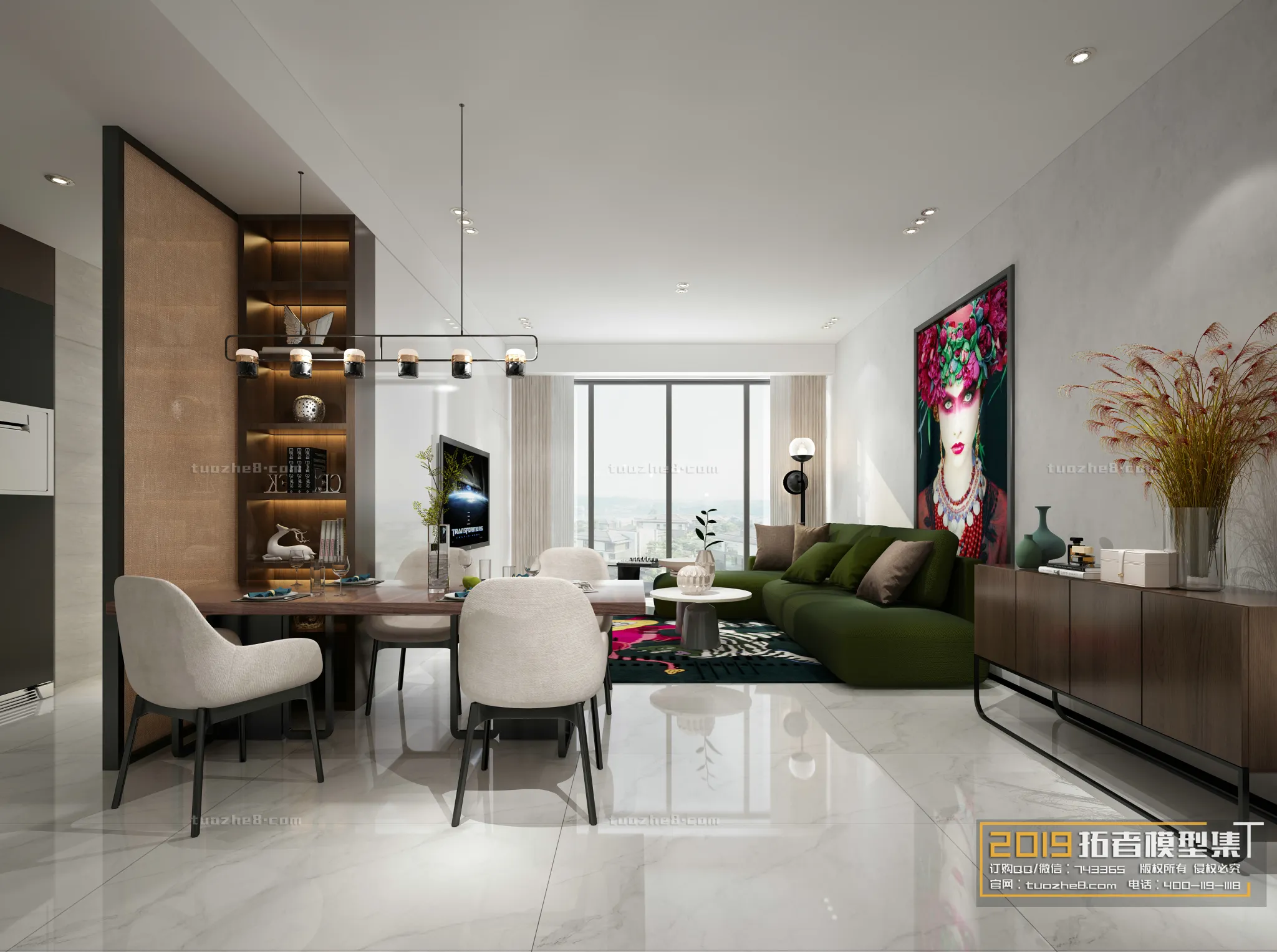 Extension Interior – LINGVING ROOM – NORDIC STYLES – 006