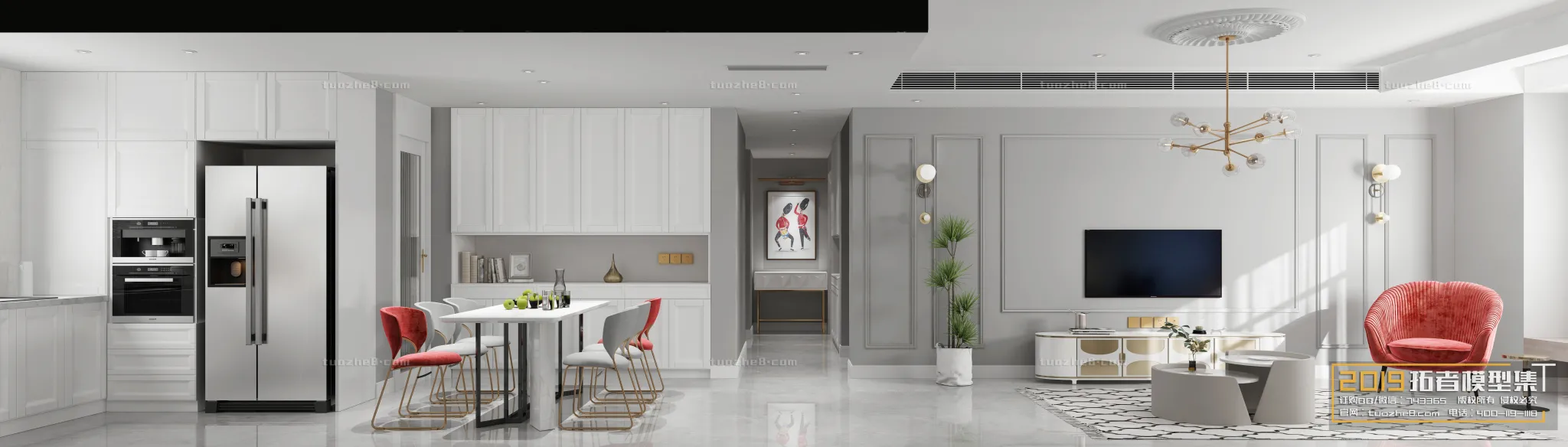 Extension Interior – LINGVING ROOM – NORDIC STYLES – 015