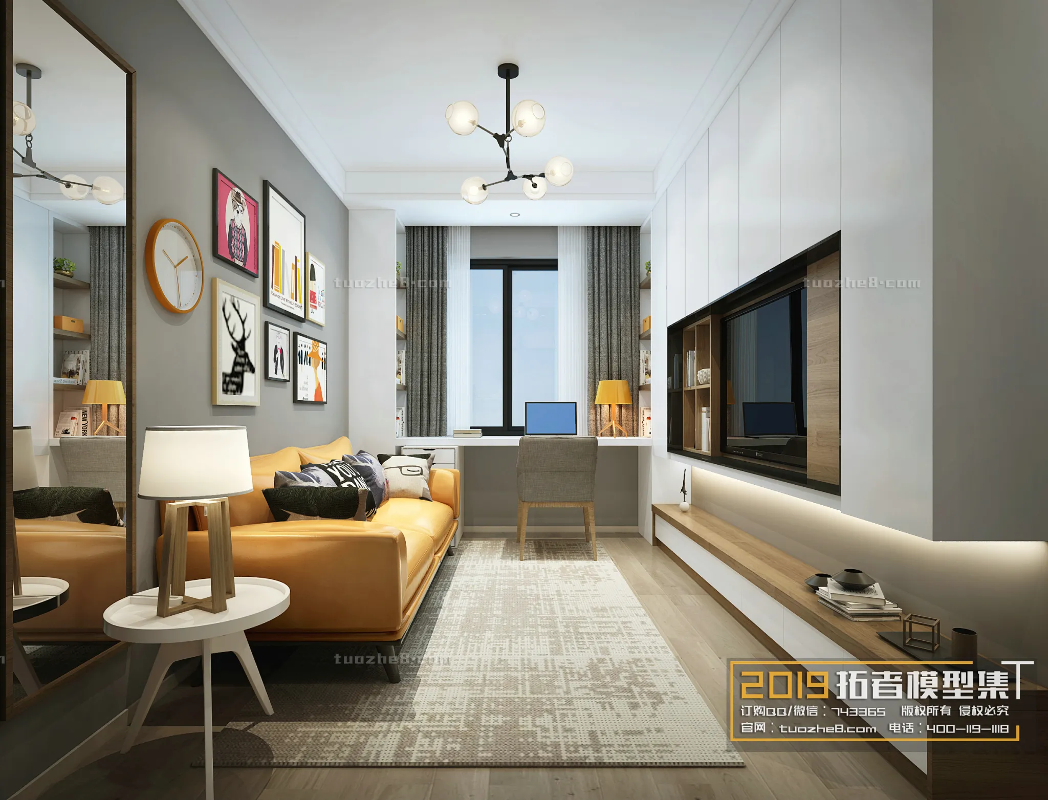 Extension Interior – LINGVING ROOM – NORDIC STYLES – 018