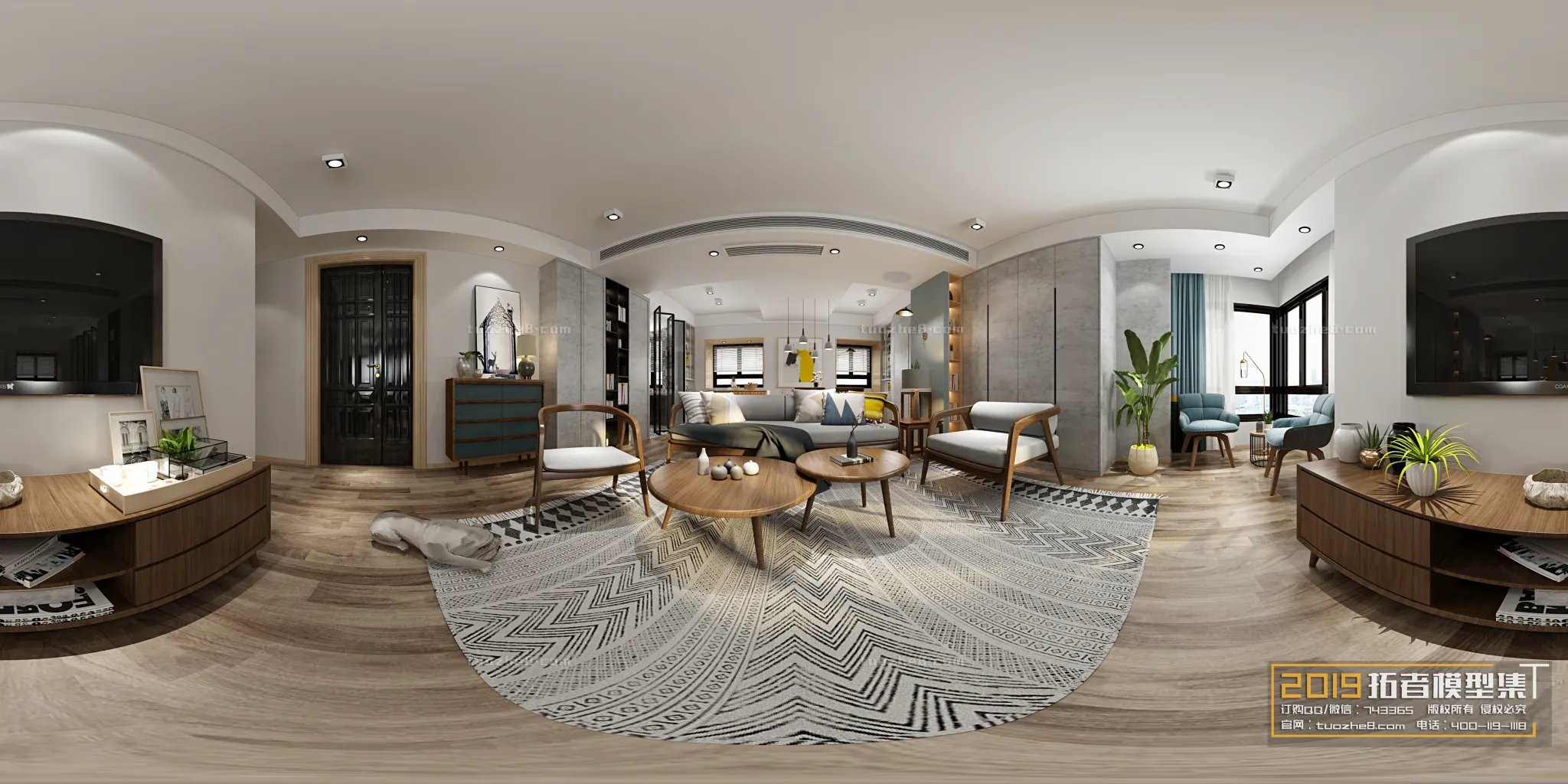 Extension Interior – LINGVING ROOM – NORDIC STYLES – 021