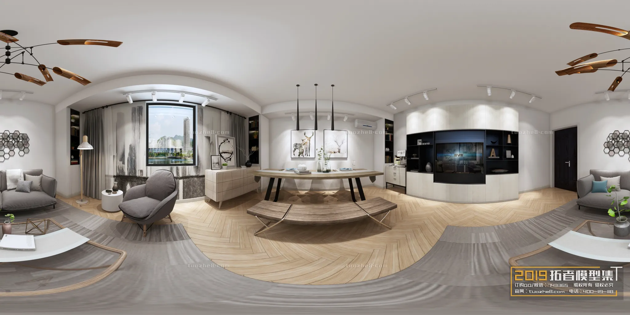 Extension Interior – LINGVING ROOM – NORDIC STYLES – 022