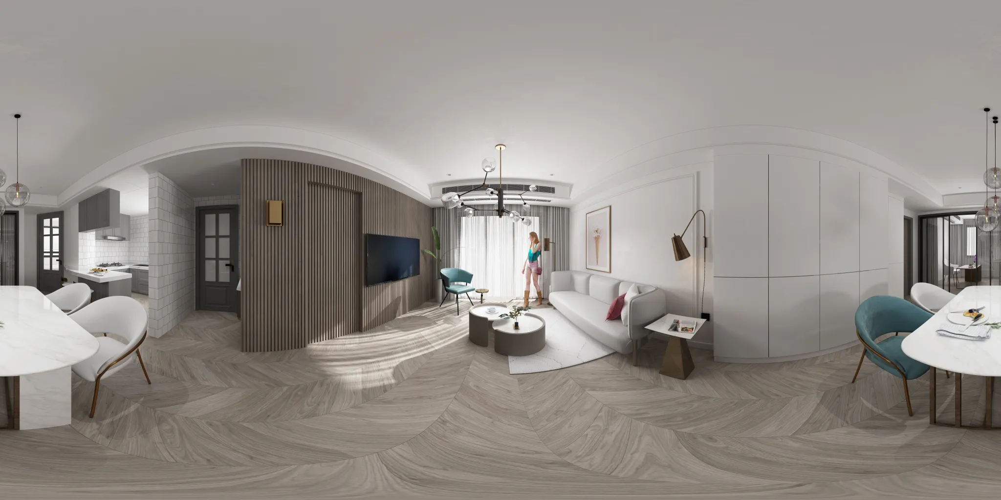 Extension Interior – LINGVING ROOM – NORDIC STYLES – 024