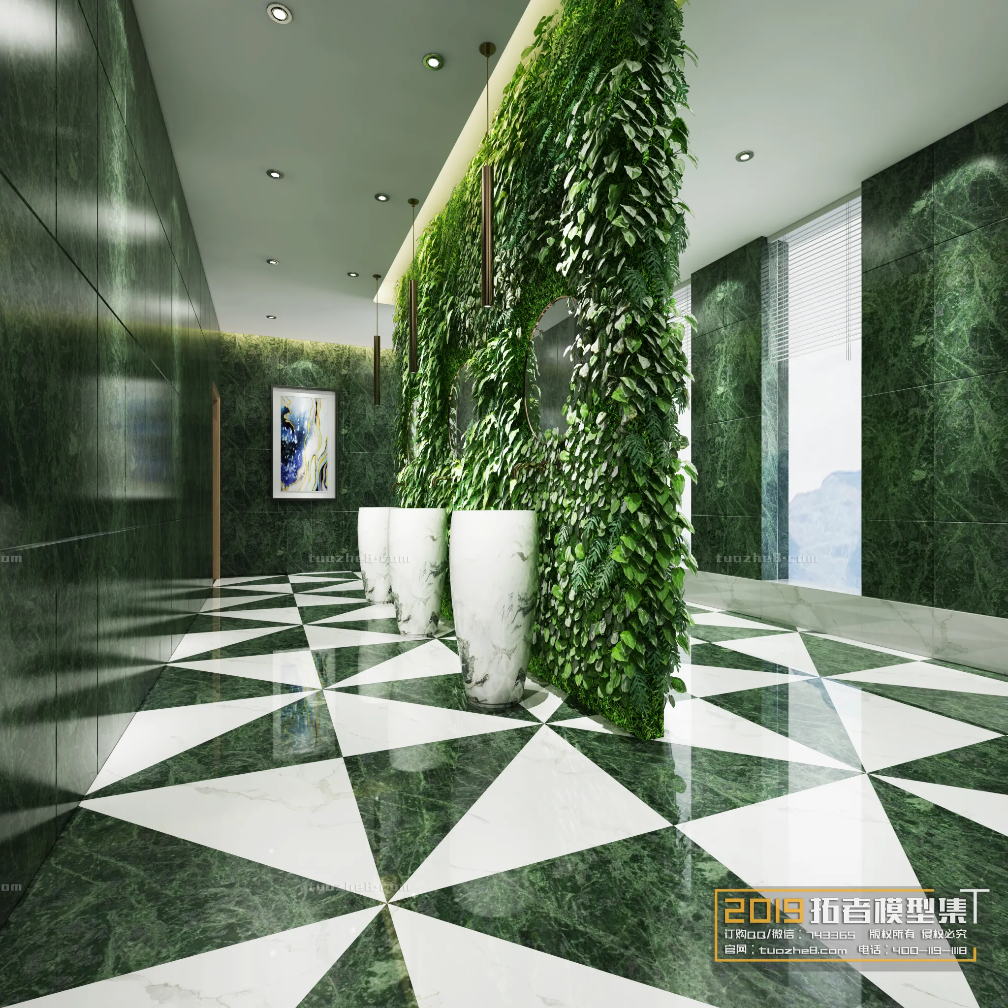 Extension Interior – PUBLIC RESTROOMS – 001