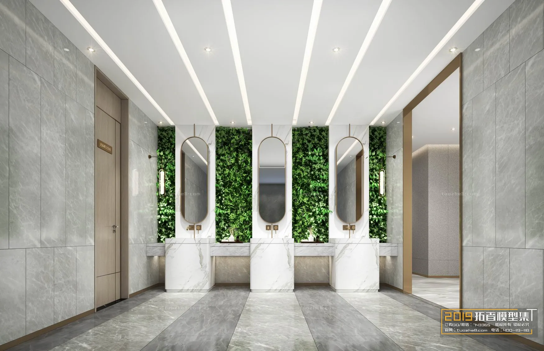 Extension Interior – PUBLIC RESTROOMS – 002