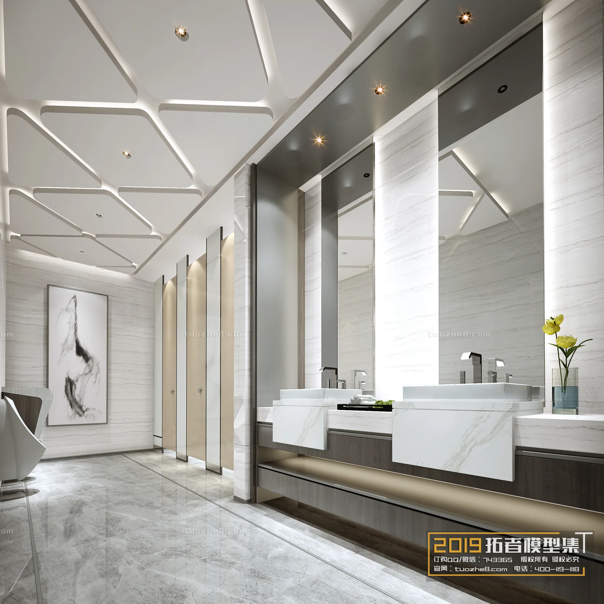 Extension Interior – PUBLIC RESTROOMS – 010