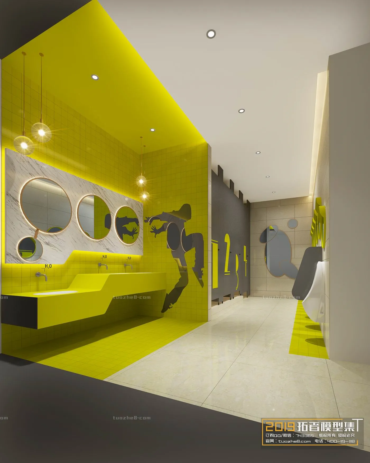 Extension Interior – PUBLIC RESTROOMS – 022