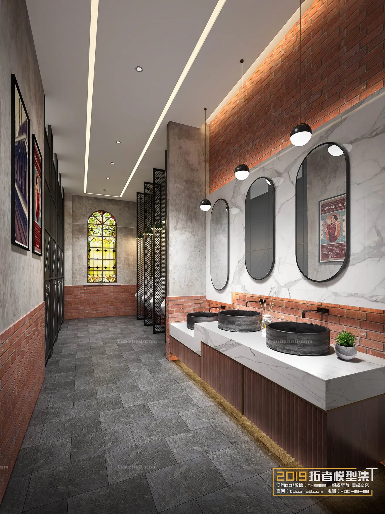 Extension Interior – PUBLIC RESTROOMS – 023