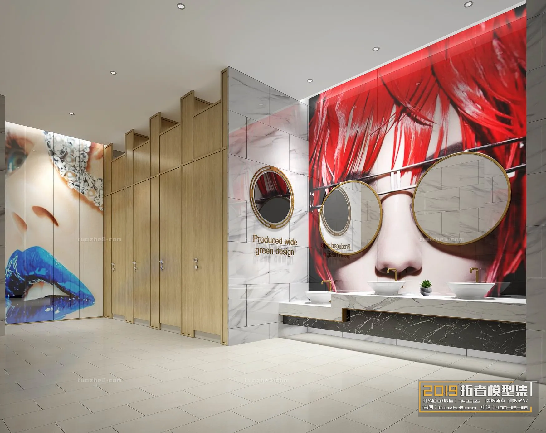 Extension Interior – PUBLIC RESTROOMS – 024