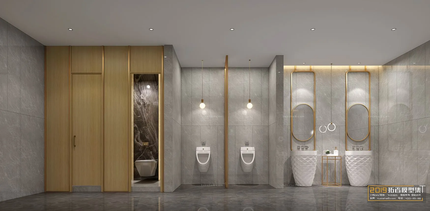 Extension Interior – PUBLIC RESTROOMS – 025