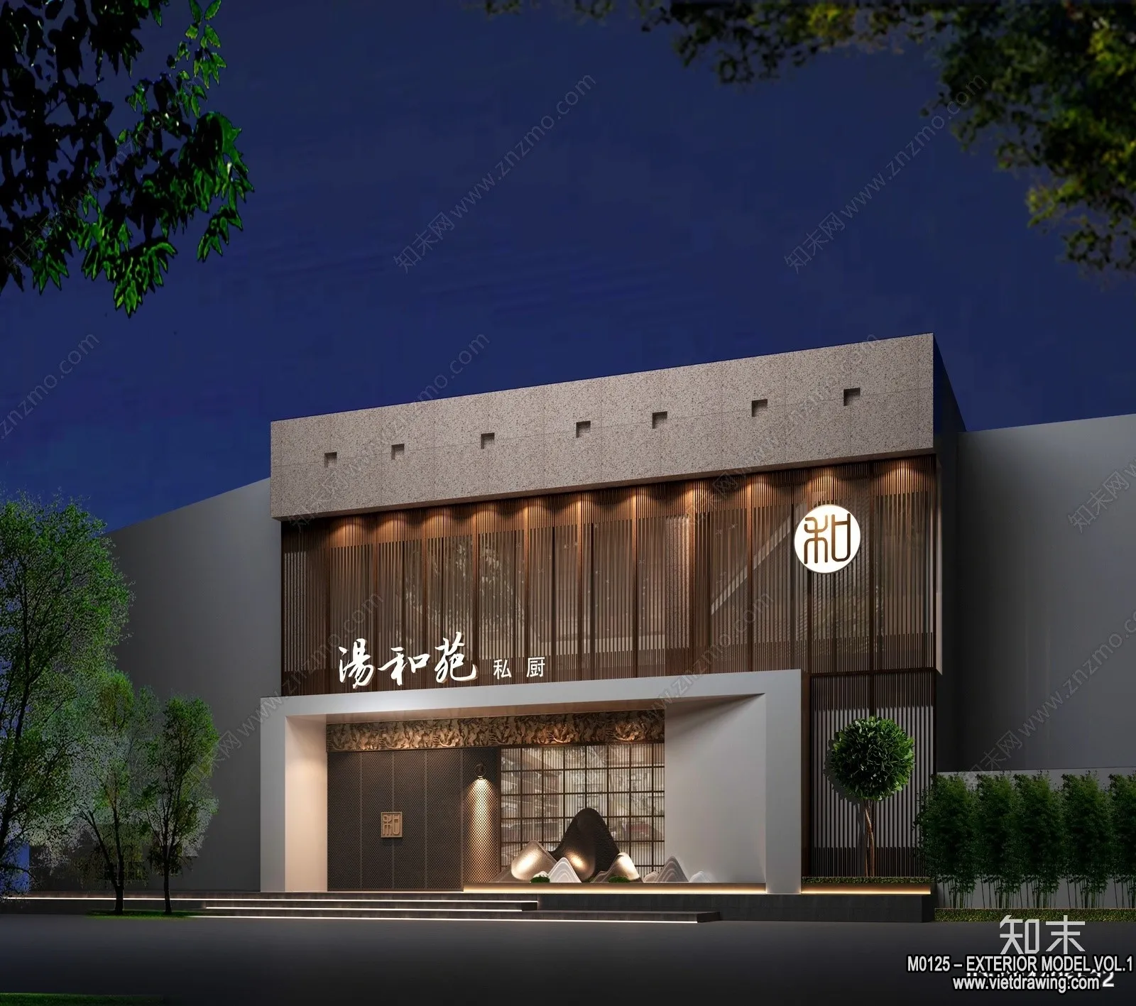 Exterior 3D Collection – Shop – Fastfood – Retails – 3D Models – 203