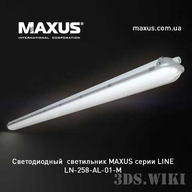 exterior-models – LED luminaire LINE 258 AL 3D Model