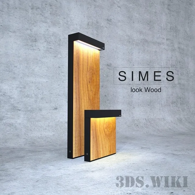 exterior-models – SIMES LOOK WOOD 3D Model