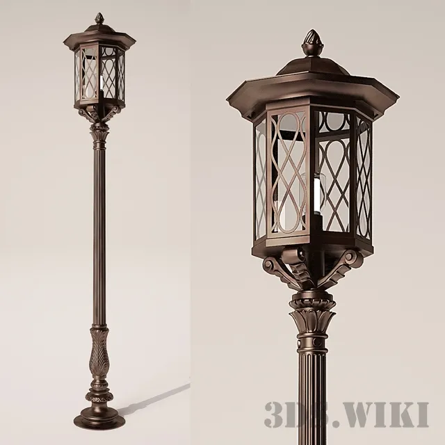 exterior-models – Street Light Robers AL6724 3D Model