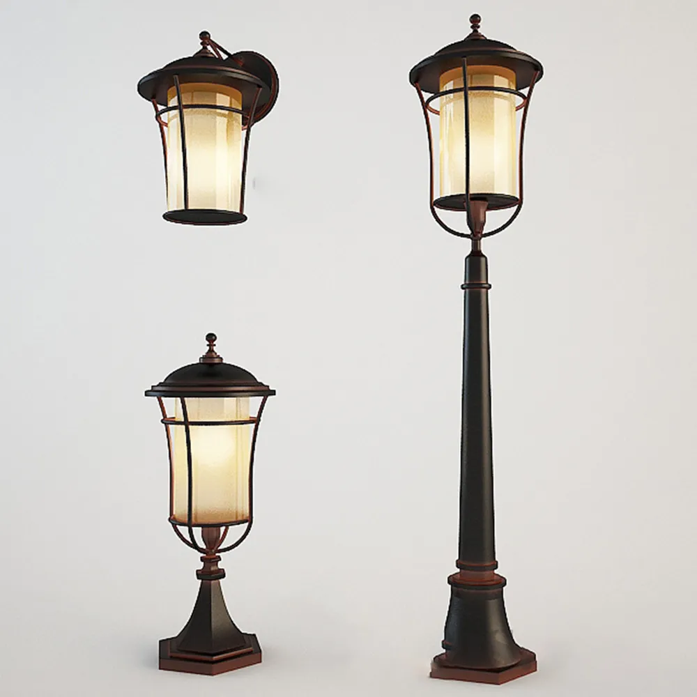 exterior-models – Street lights 3D Model