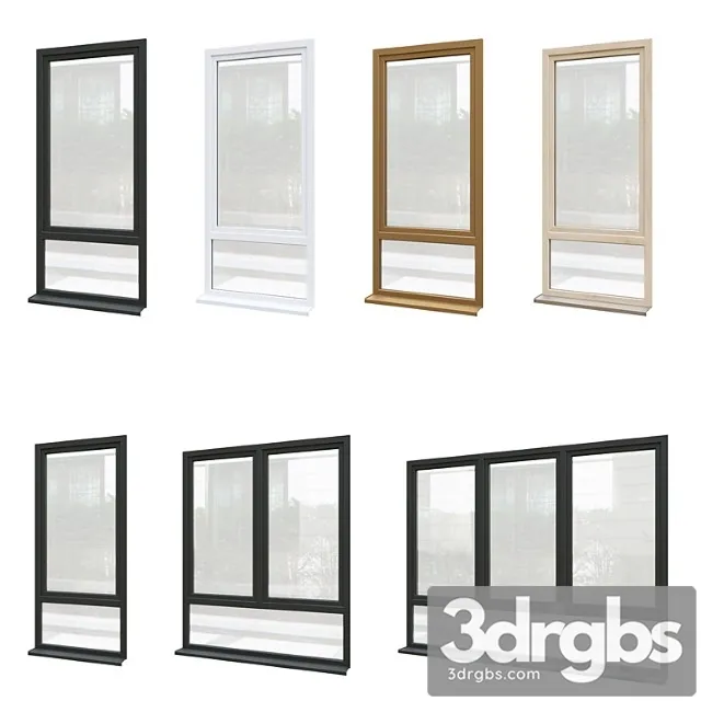 Exterior Windows Optimized V 02 Exterior Windows Optimized V 02 3D Model Download