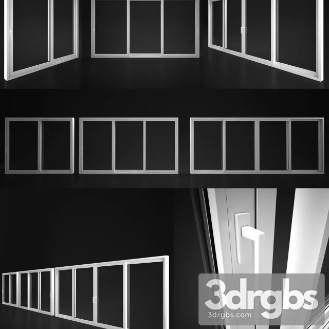 External Sliding Doors 3D Model Download