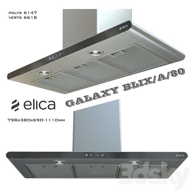 Extractor Elica Galaxy BLIX _ A _ 80 3D Model