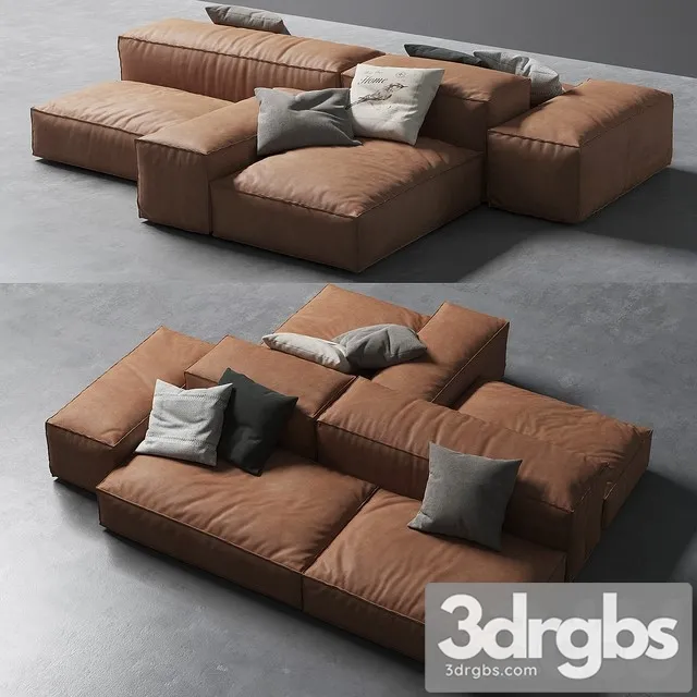 Extrasoft Living Divani 3D Model Download Extrasoft Living Divani 3D Model Download